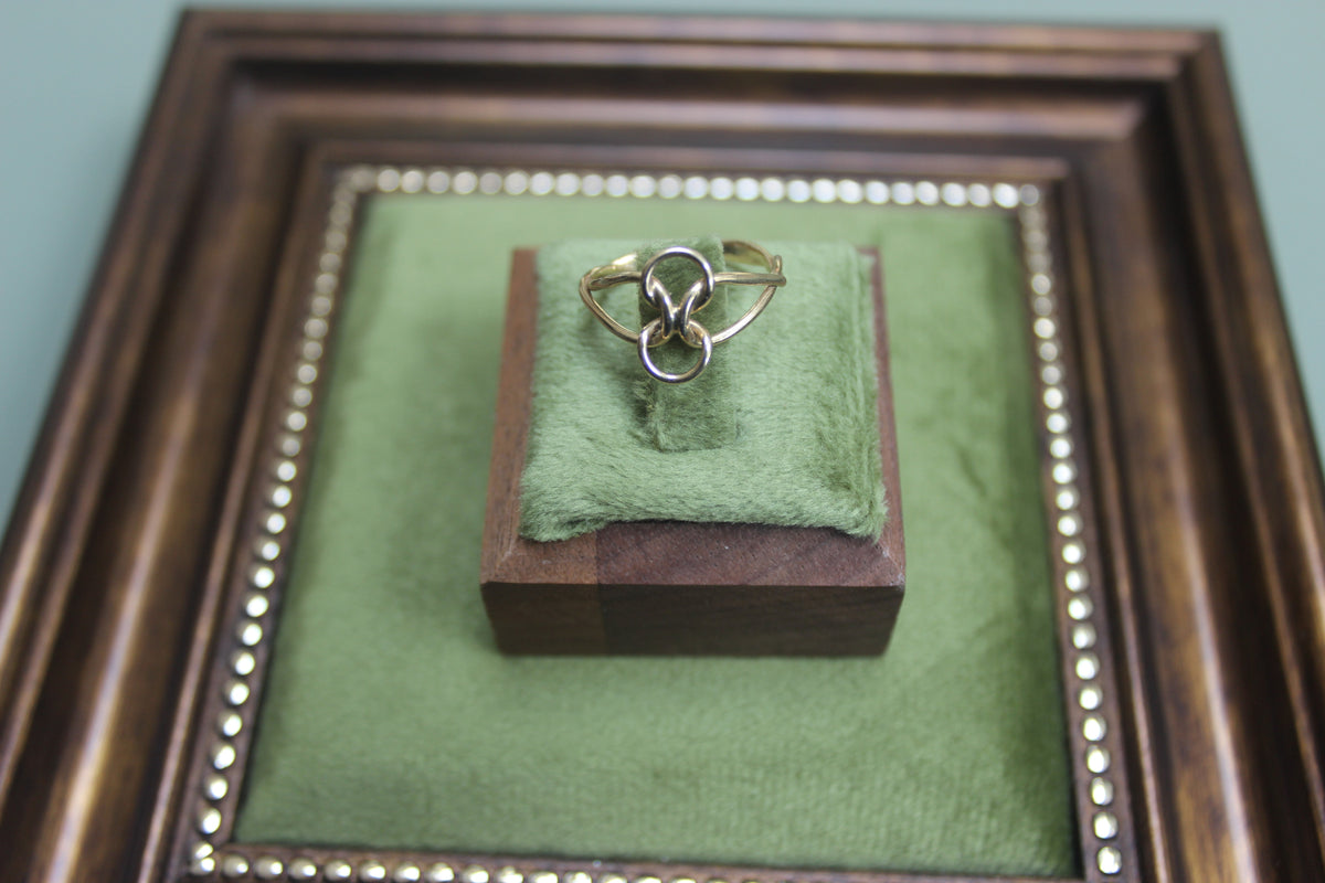 1970s Vintage 9ct Gold Knot Ring from The Nook