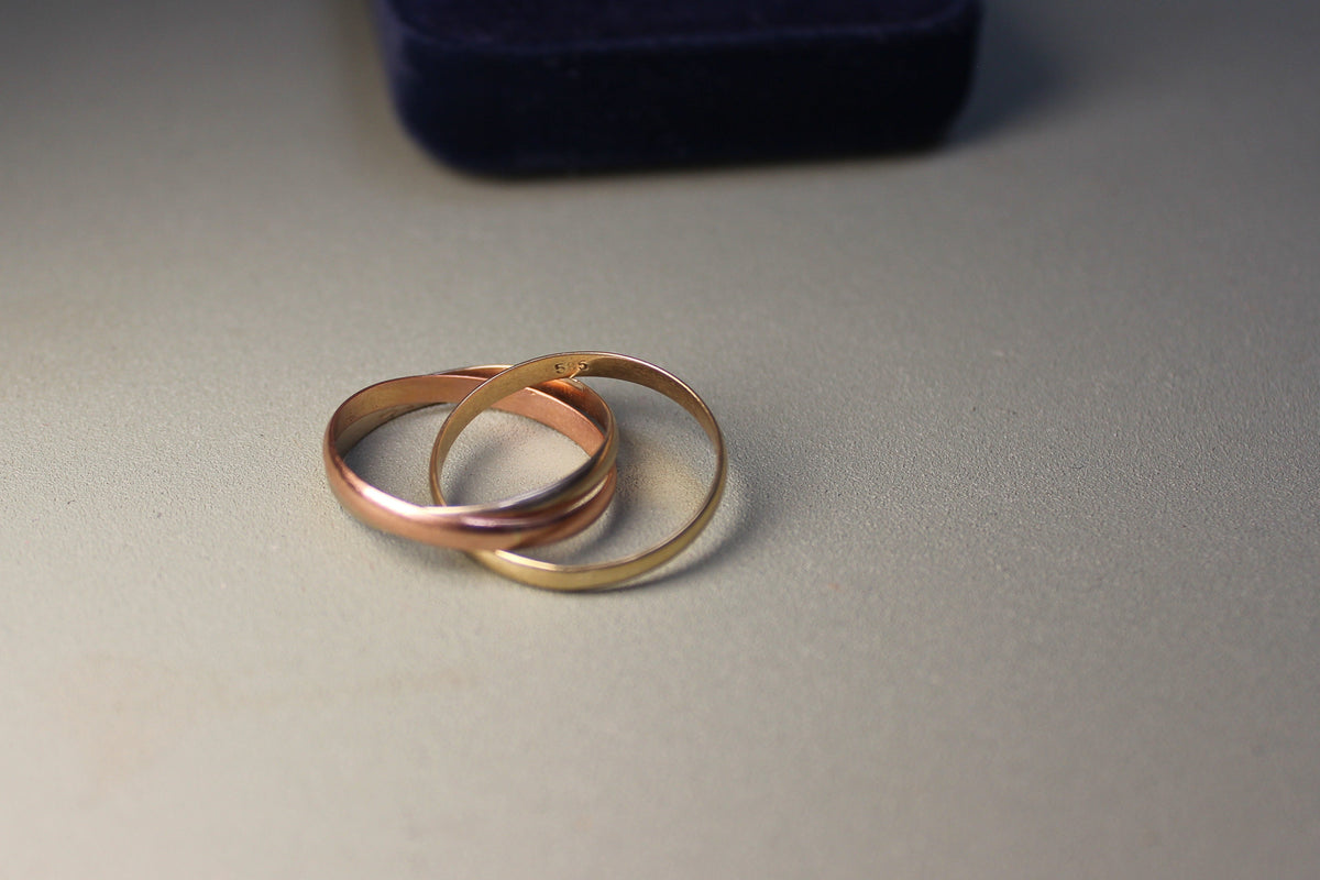 14ct Vintage Russian Wedding Ring