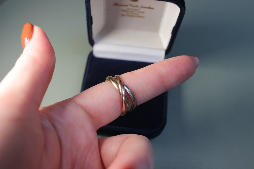14ct Vintage Russian Wedding Ring