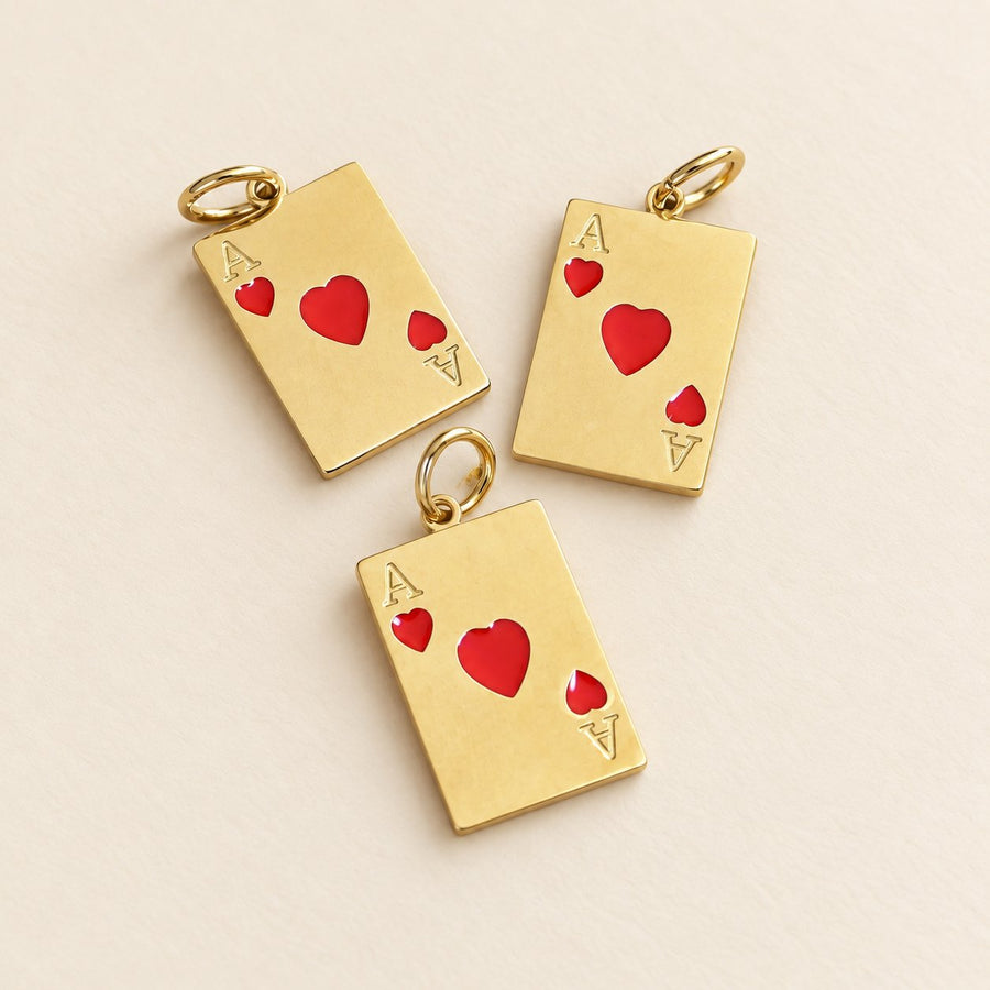 Ace Hearts Charm