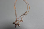 Balloon Dog Pendant Necklace – Gold Stainless Steel (alternate view) – The Nook