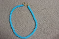 Turquoise Beaded T-Bar Chain