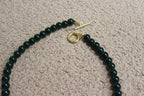 Green T-Bar Beaded Necklace