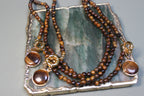 Tiger's Eye Charm Necklace
