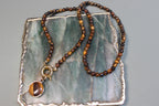 Tiger's Eye Charm Necklace