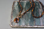 Tiger's Eye Charm Necklace