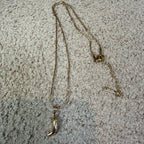 Gold Chilli Pepper Pendant Necklace – Stainless Steel