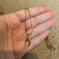 Gold Chilli Pepper Pendant Necklace – Stainless Steel