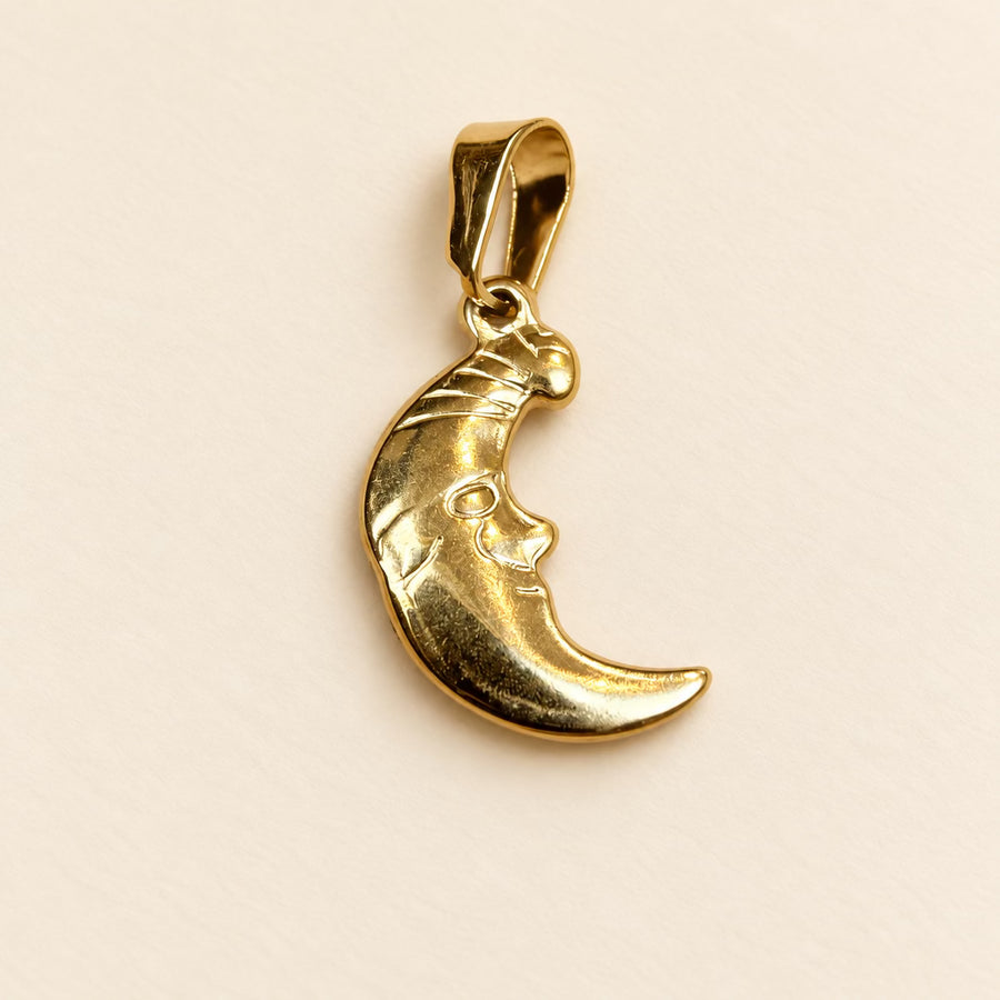 Moon Face Charm