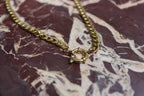 Flat Loop Chain Necklace with O-Clasp
