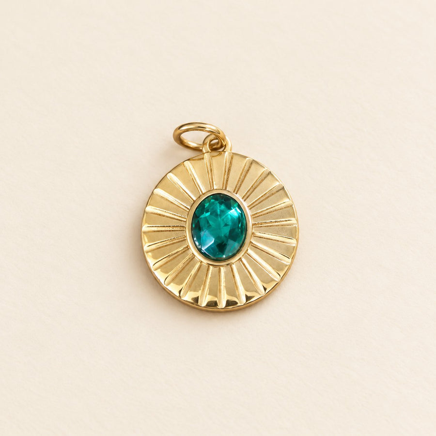 Green Stone Charm