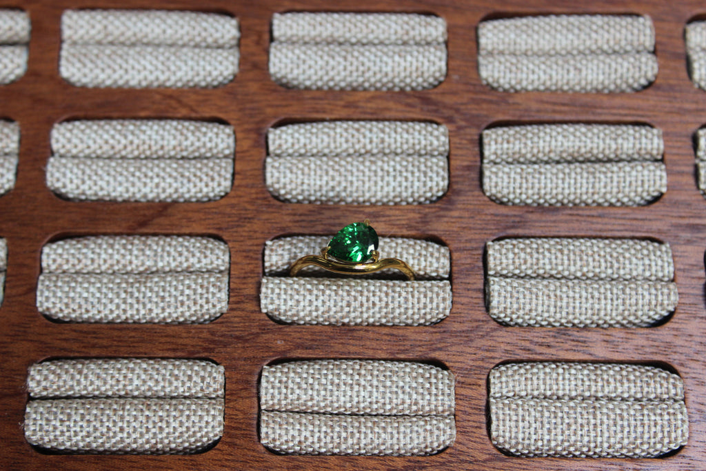 The Teardrop Ring | Green