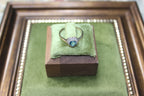 9ct Yellow Gold Heart Cluster Ring with Swiss Topaz & Clear Stones | 375 Hallmark