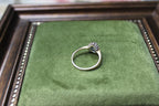 9ct Yellow Gold Heart Cluster Ring with Swiss Topaz & Clear Stones | 375 Hallmark