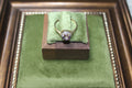 9ct Yellow Gold Amethyst & Clear Stone Cluster Ring