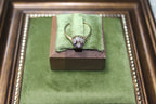 9ct Yellow Gold Amethyst & Clear Stone Cluster Ring