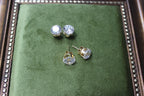 9ct Gold Cubic Zirconia Stud Earrings