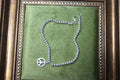 Vintage Tiffany & Co. Sterling Silver Bead Bracelet with Peace Sign Charm