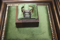 9ct Yellow Gold Large Emerald Cut Amethyst Vintage Ring