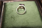 9ct Yellow Gold Large Emerald Cut Amethyst Vintage Ring