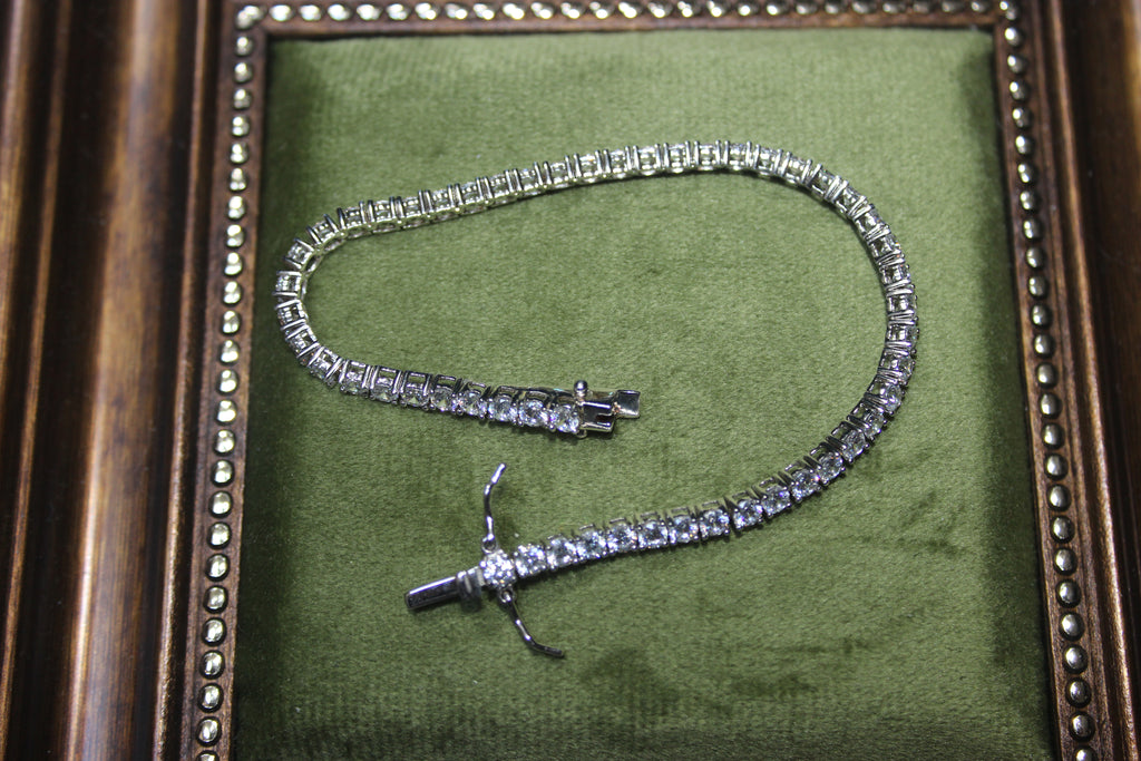 Sterling 925 Silver Tennis Bracelet