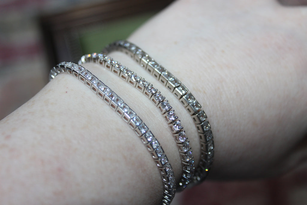 Sterling Silver Tennis Bracelet