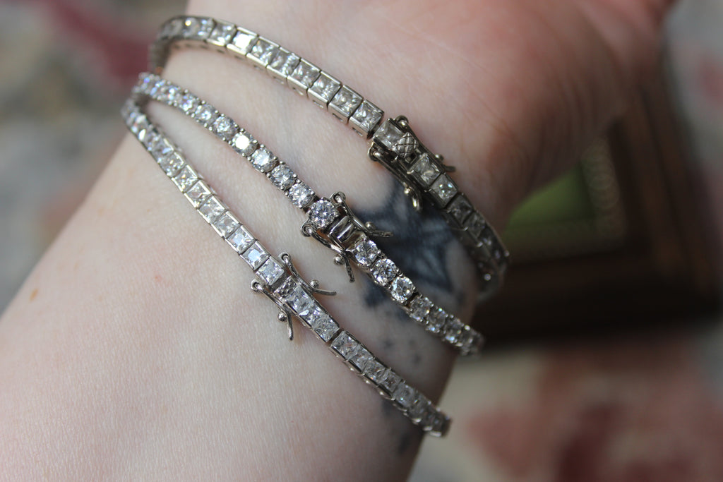 Sterling 925 Silver Tennis Bracelet