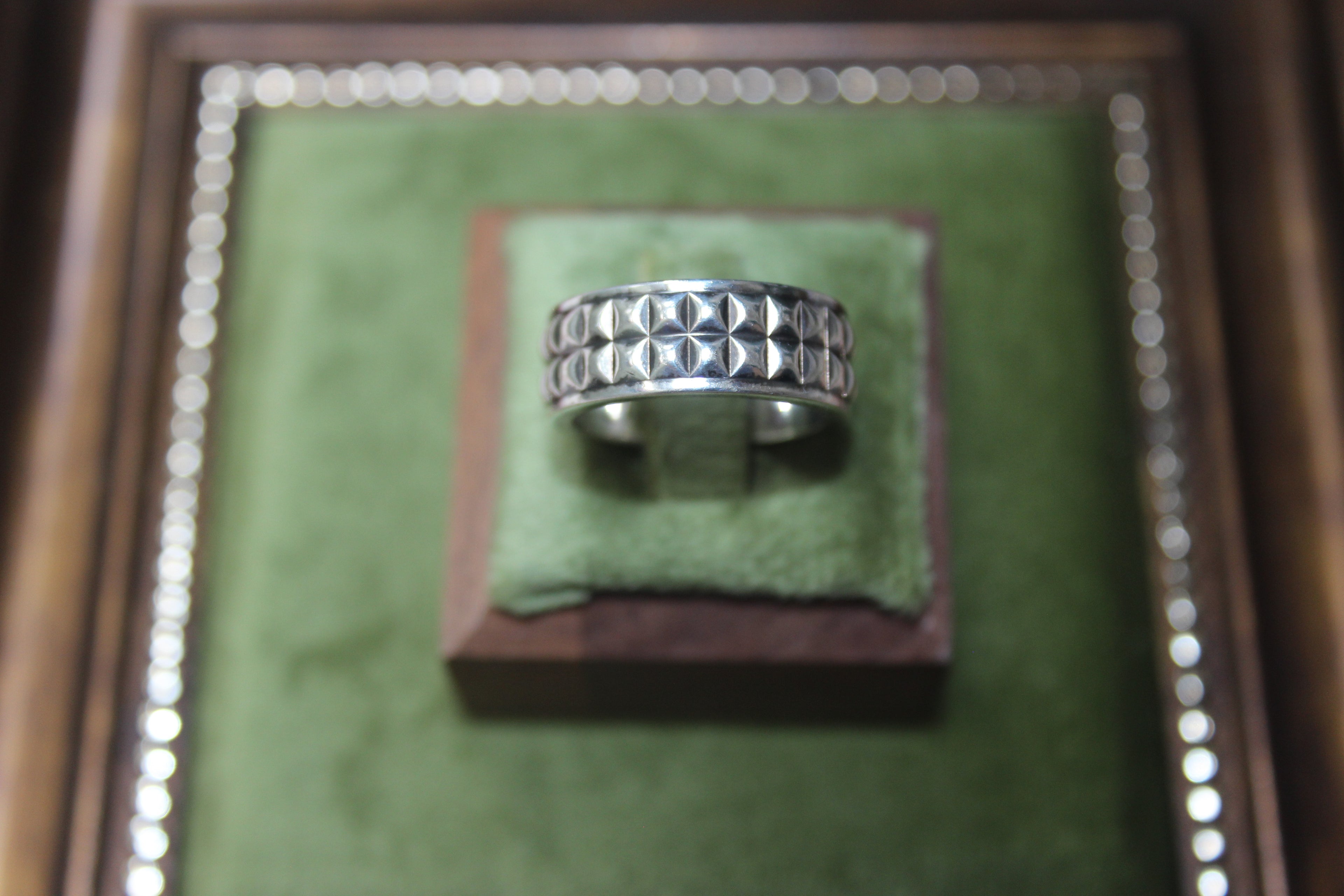 Tiffany & Co. Sterling Silver Diamond Point Band Ring