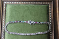 Sterling Silver Tennis Bracelet with Multicolour Stones