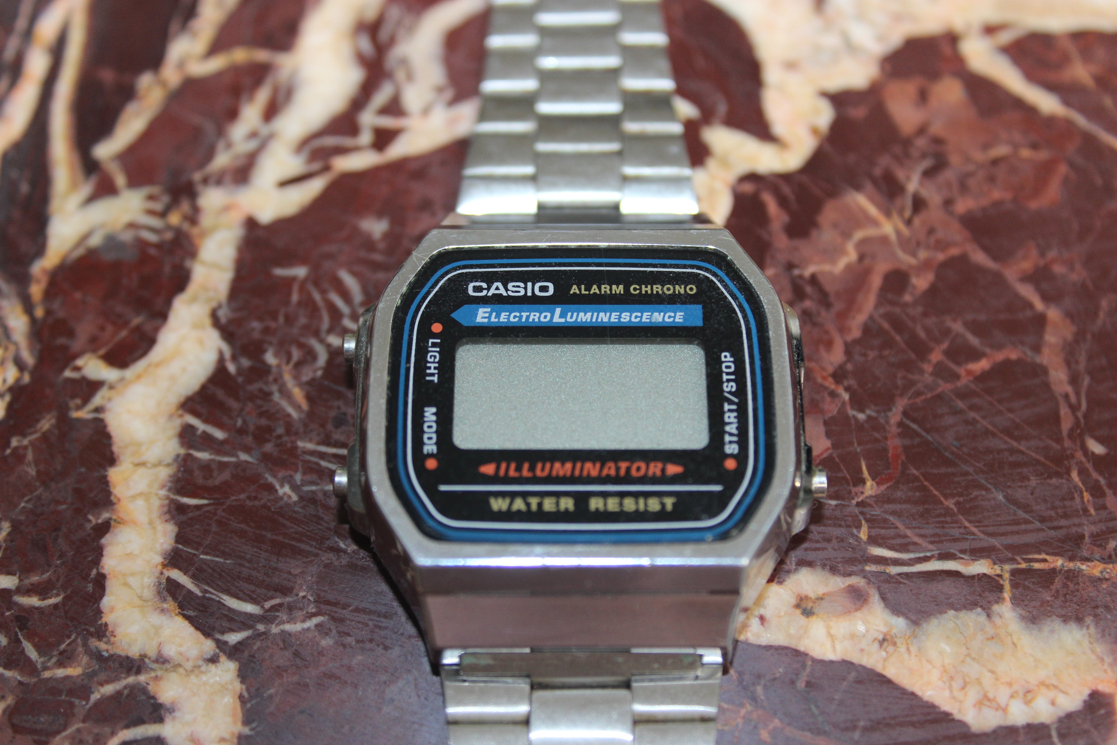 Casio A168 Stainless Steel Watch