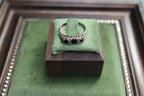9ct Gold Black Sapphire Ring, Birmingham 1982