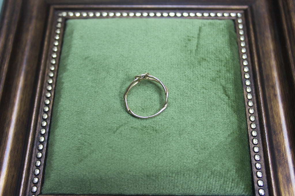 1970s Vintage 9ct Gold Knot Ring (styled) – The Nook