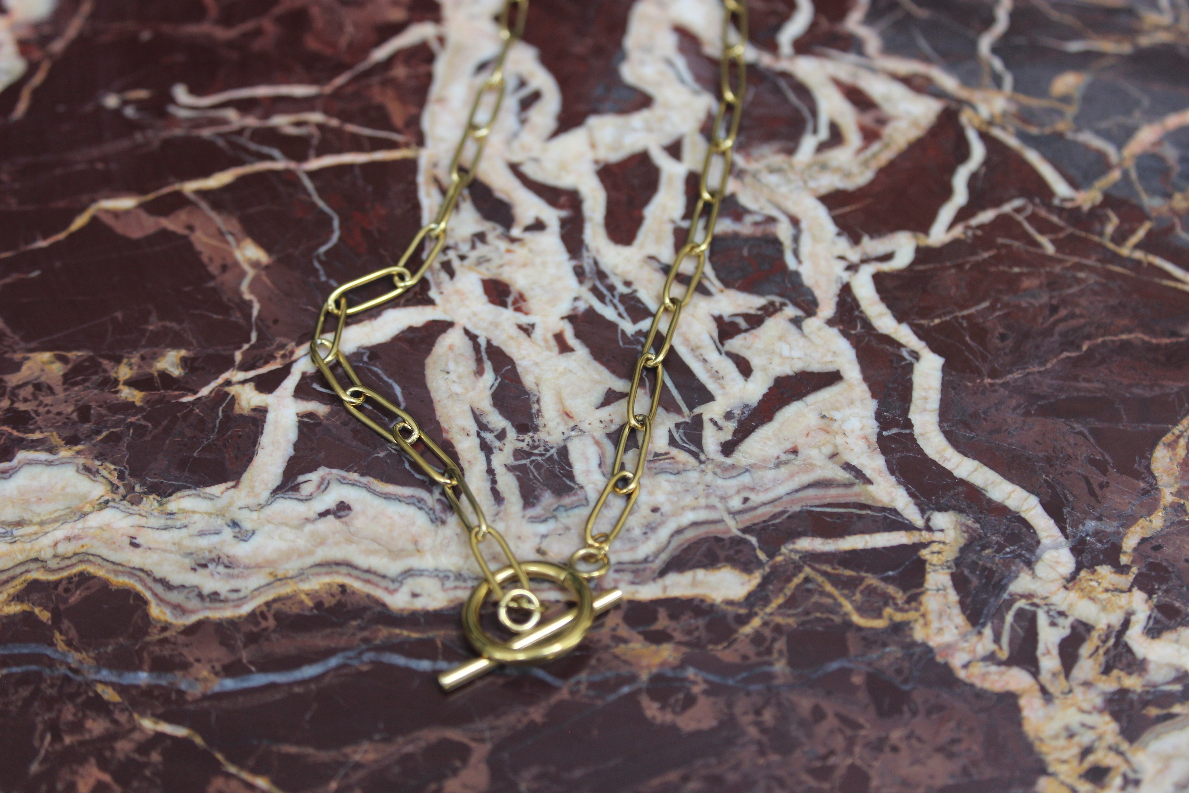 The Paperclip & T-Bar Toggle Chain