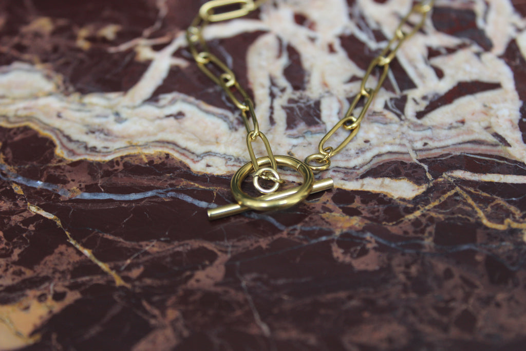 The Paperclip & T-Bar Toggle Chain