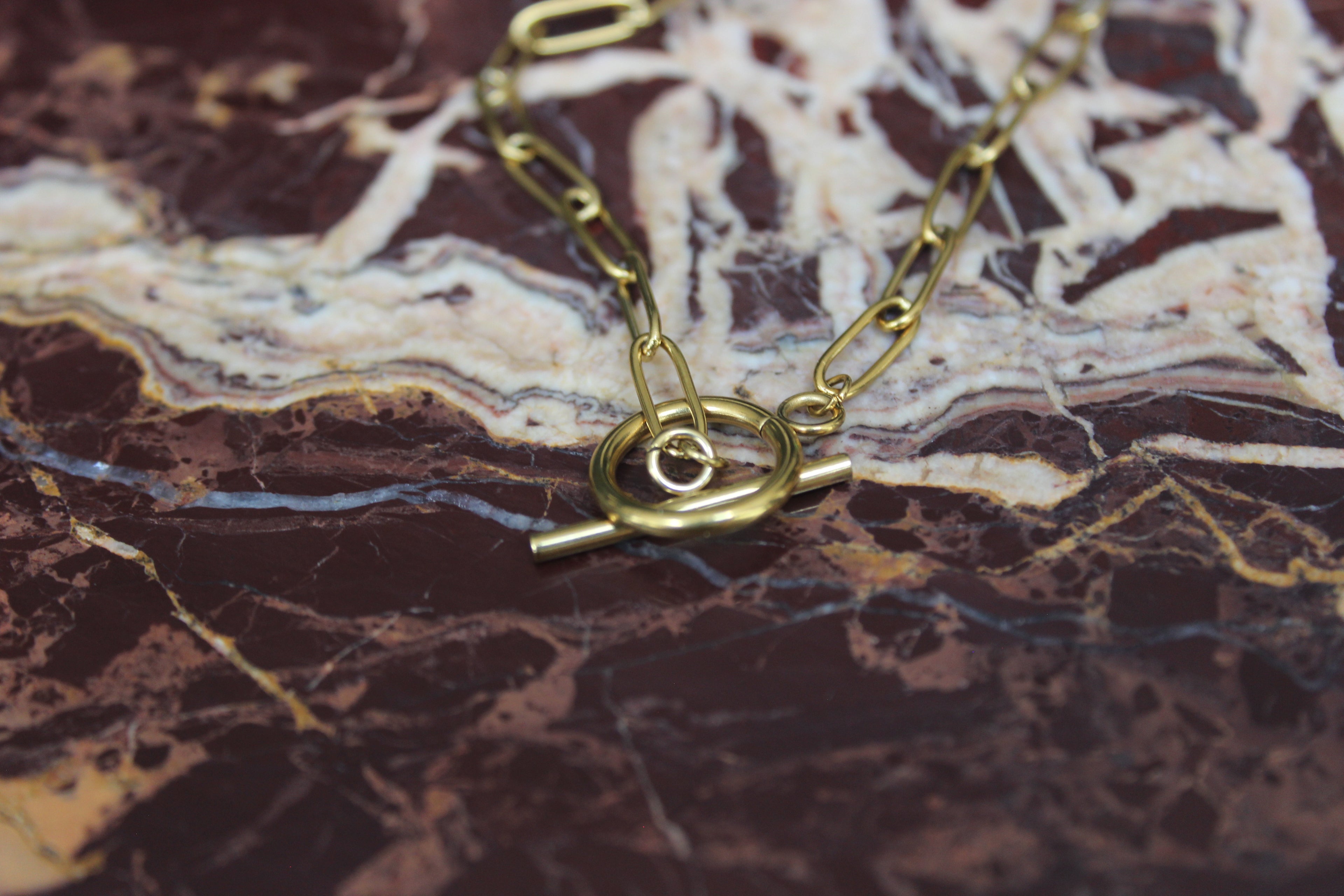 The Paperclip & T-Bar Toggle Chain