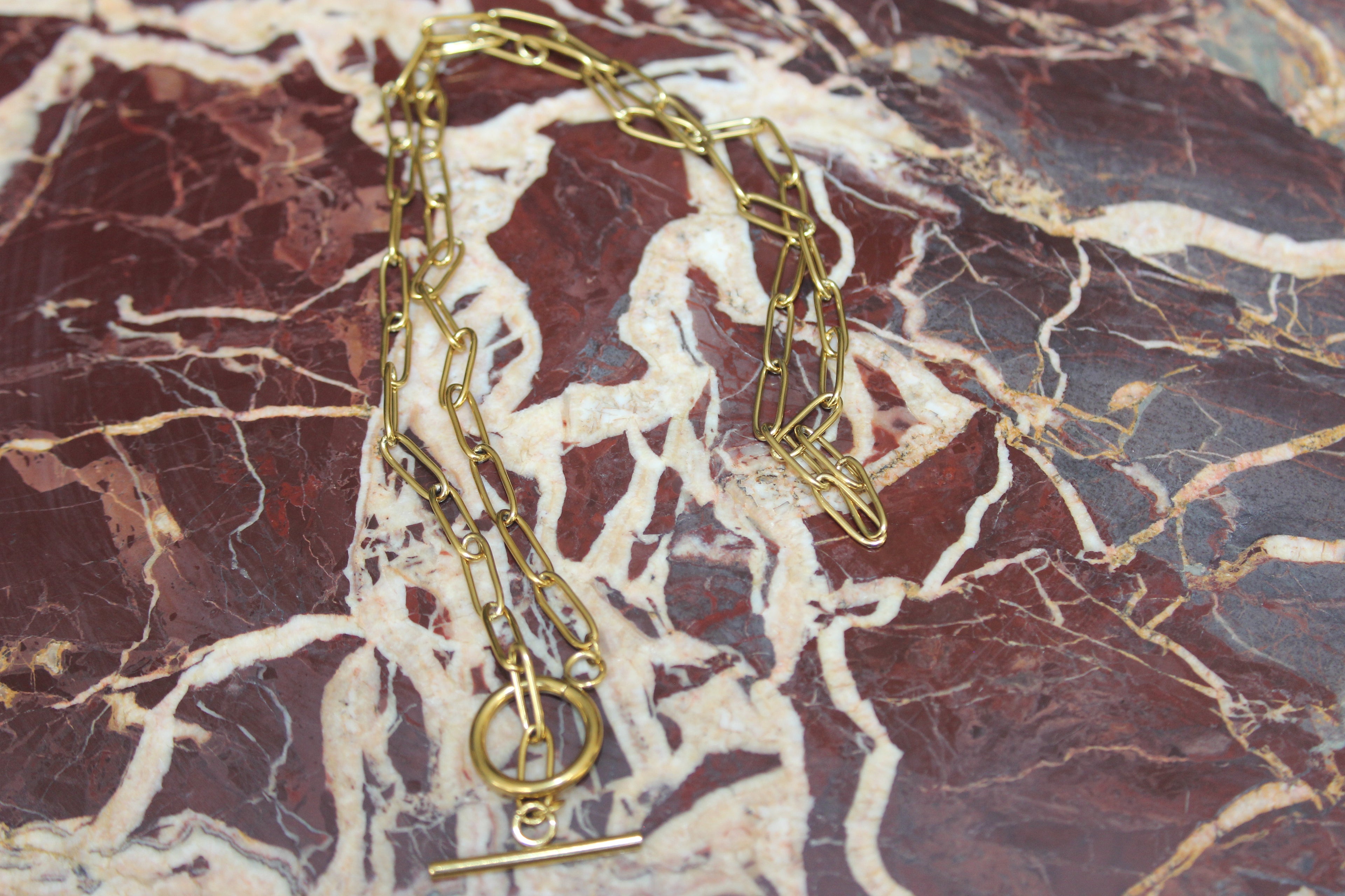 The Paperclip & T-Bar Toggle Chain