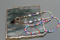 Rainbow Beaded Pearl Necklace (Black Heart) – The Nook
