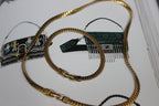 Vintage Napier Gold Tone Necklace & Bracelet Set | 1980s