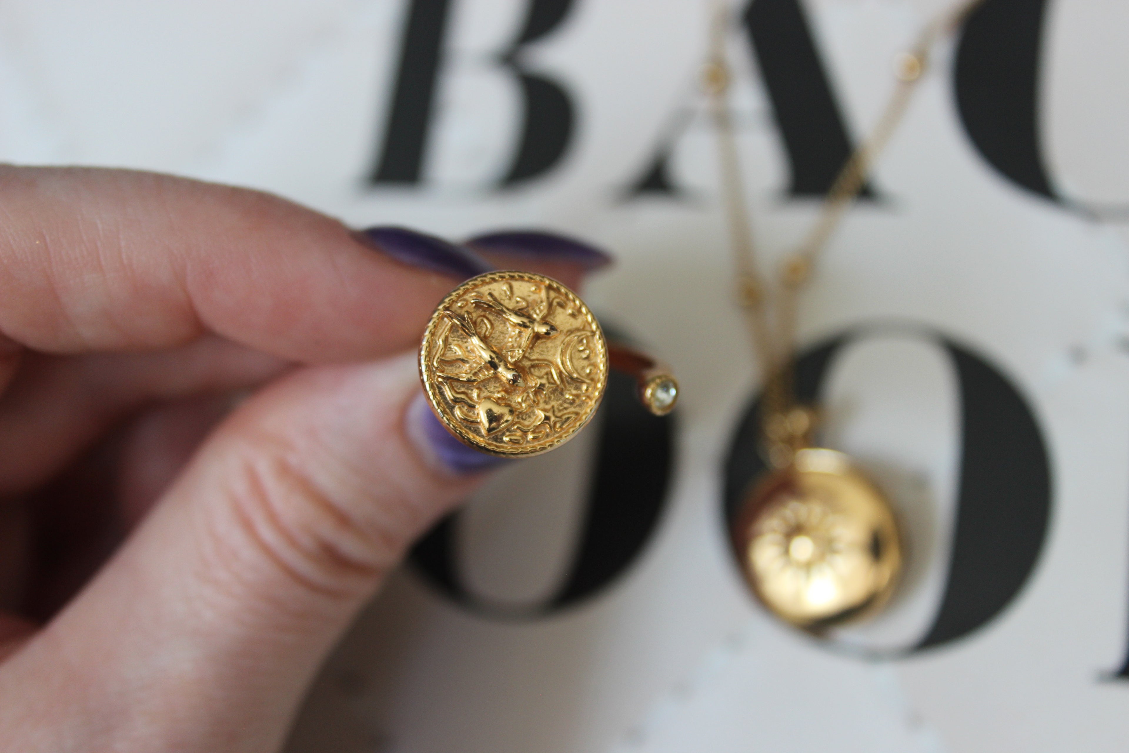 Newbridge Silver Amy Huberman Collection | Locket, Earrings & Coin Ring