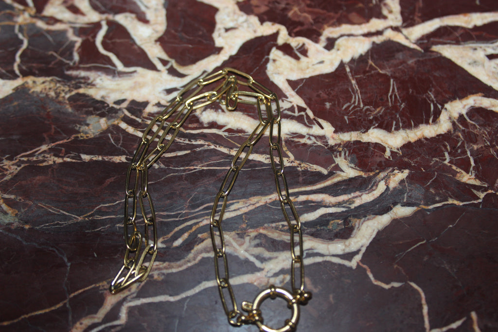 Paperclip O Ring Necklace