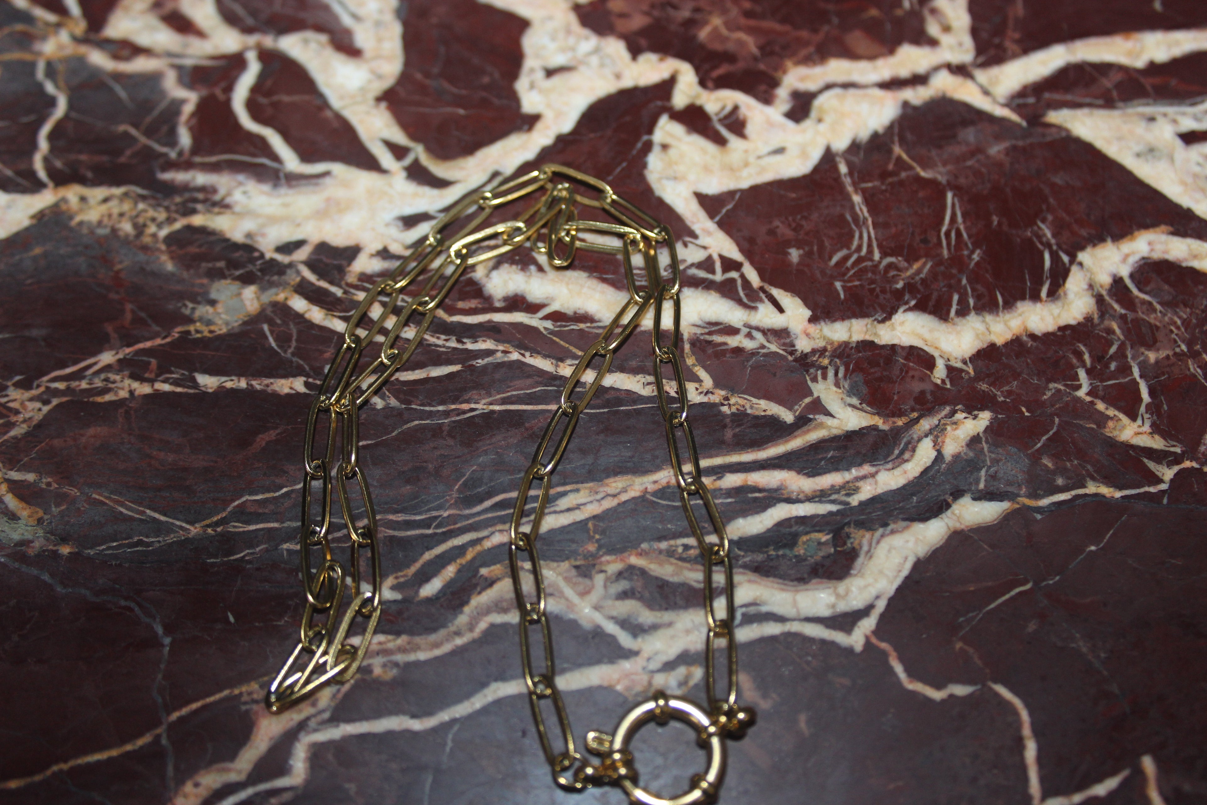 Paperclip O Ring Necklace