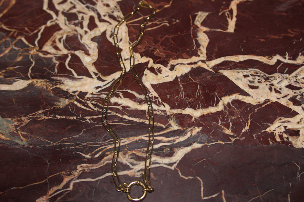 Paperclip O Ring Necklace