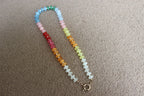 Rainbow Beaded O Ring Necklace (detail) – The Nook