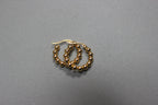 Small Gold Beaded Hoop Earrings – The Nook