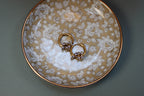 Small Gold Crystal Hoop Earrings (worn) – The Nook