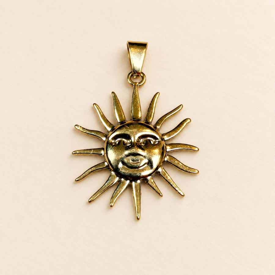 Sun Face Charm