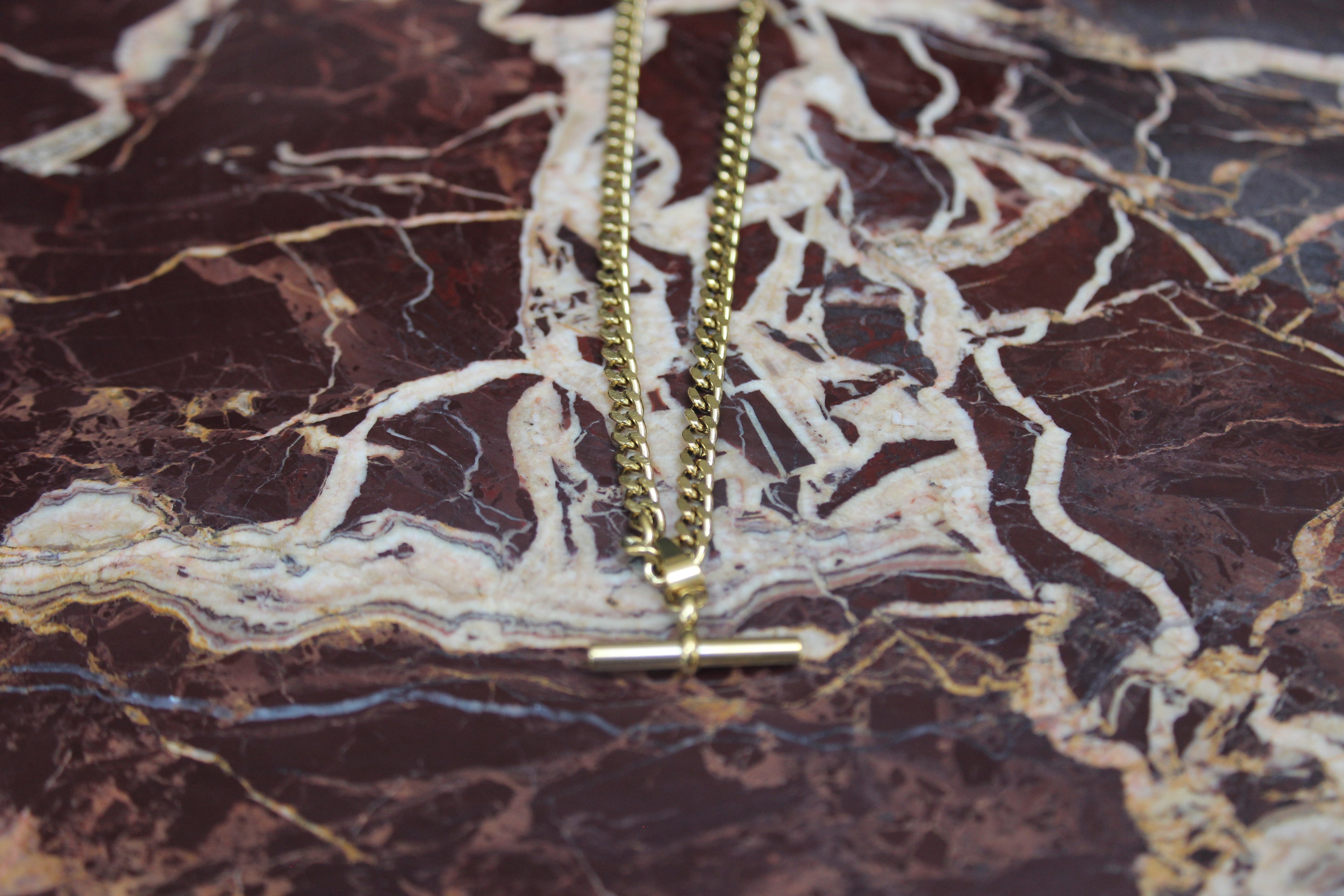 The Gold T-Bar Necklace