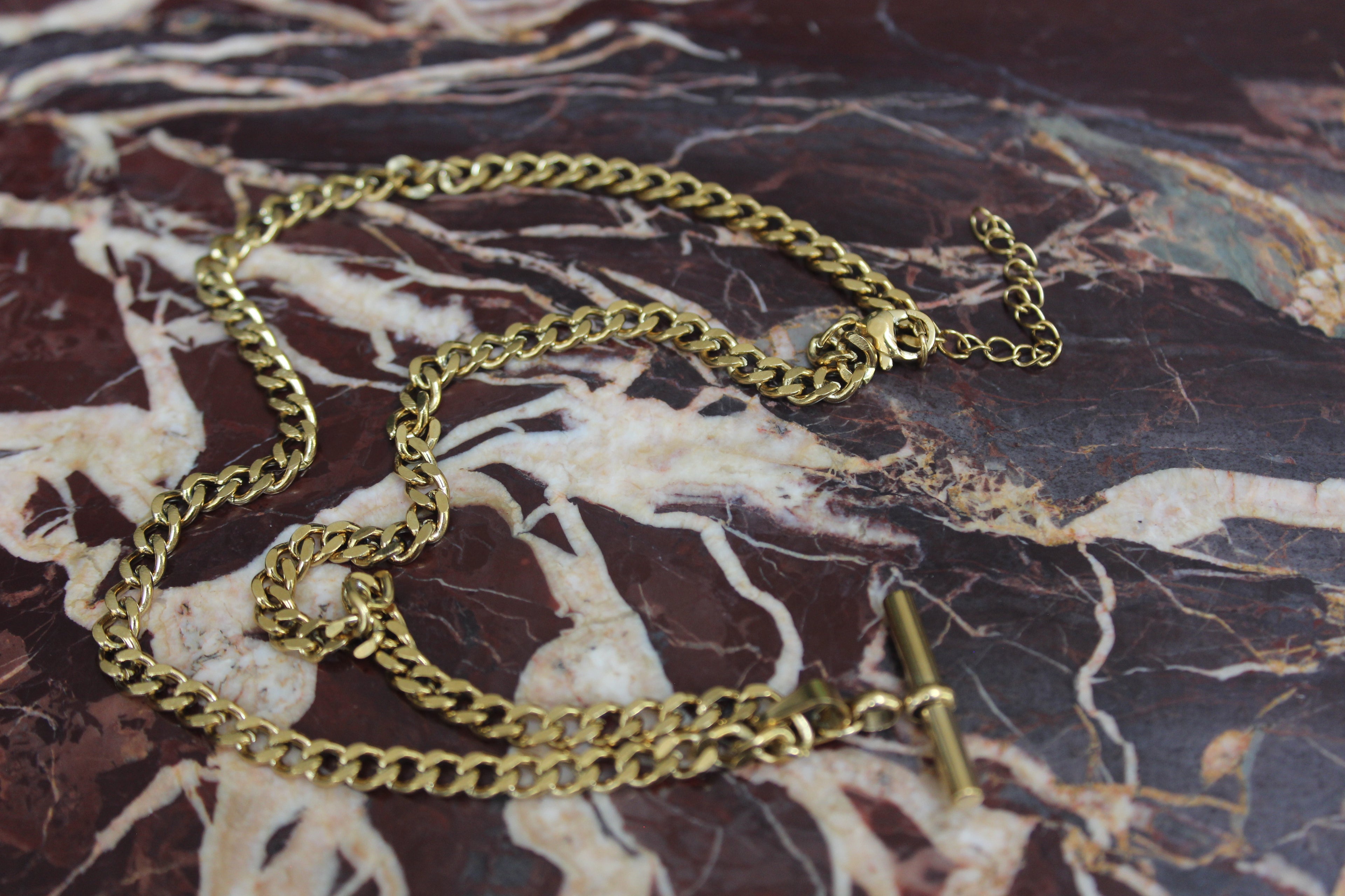 The Gold T-Bar Necklace