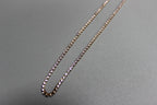Dainty Gold Tennis Necklace (close-up) – The Nook