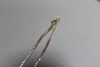Dainty Gold Tennis Necklace (alternate view) – The Nook